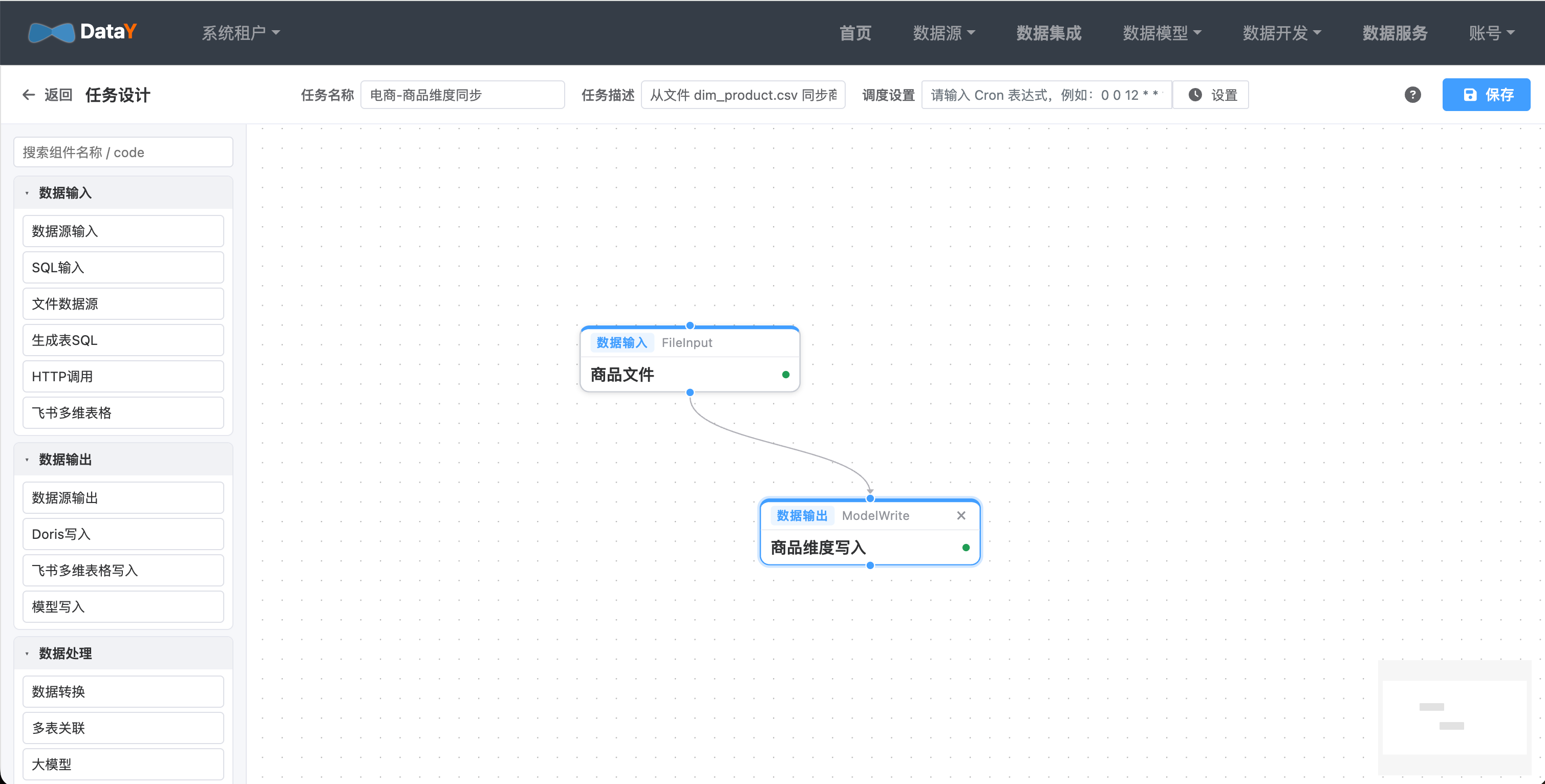 ETL 可视化画布